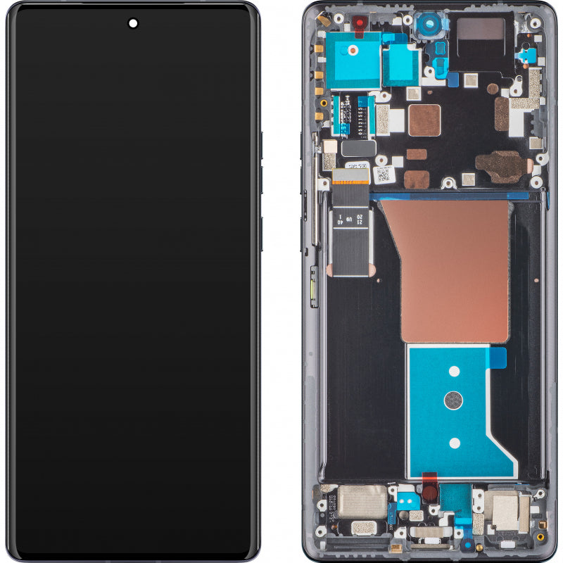 Οθόνη αφής Motorola Edge 40 Pro με πλαίσιο, Μαύρο (Interstellar Black), Swap 5D68C22010