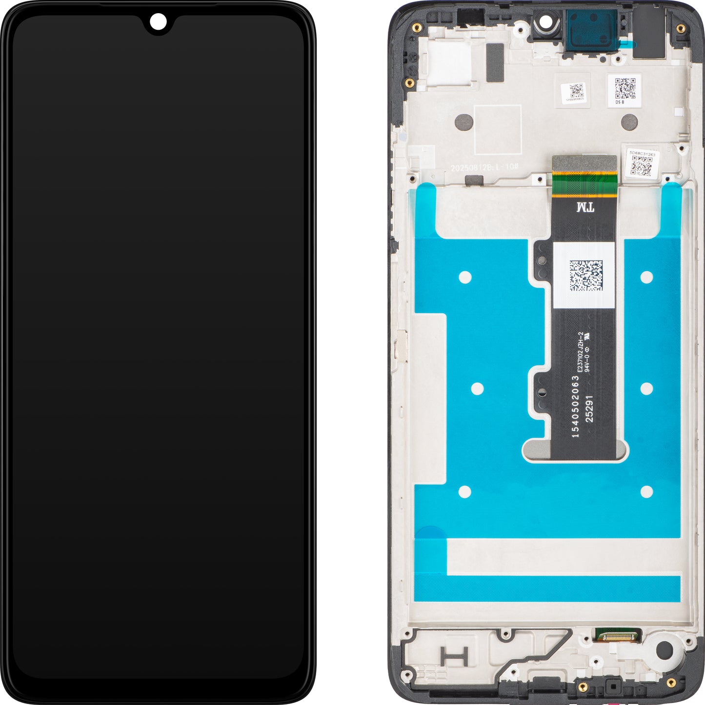 Οθόνη με Αφή Motorola Moto G06, με Πλαίσιο, Μαύρο, Service Pack 5D68C31263