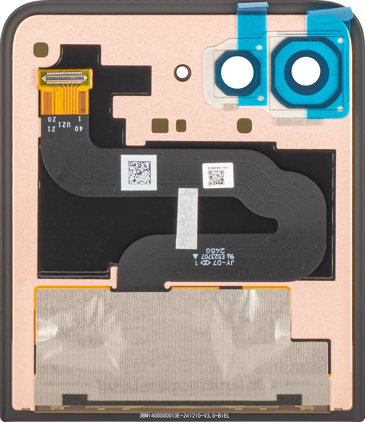 Display με Touchscreen Motorola Razr 60 Ultra, Sub Outer, Service Pack 5D68C29811