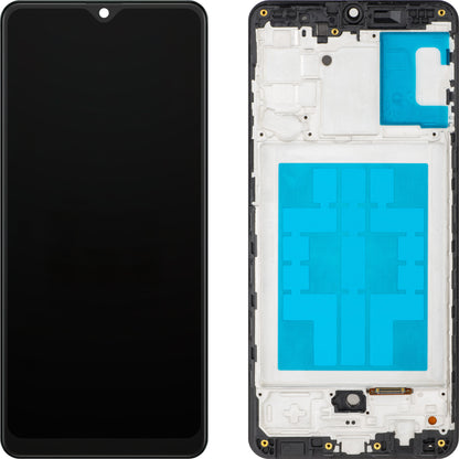 Οθόνη με οθόνη αφής MP συμβατή με Samsung Galaxy A31 A315, με Πλαίσιο, Μαύρη