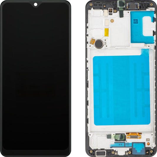 Οθόνη με οθόνη αφής MP συμβατή με Samsung Galaxy A31 A315, με Πλαίσιο, Έκδοση OLED, Μαύρη