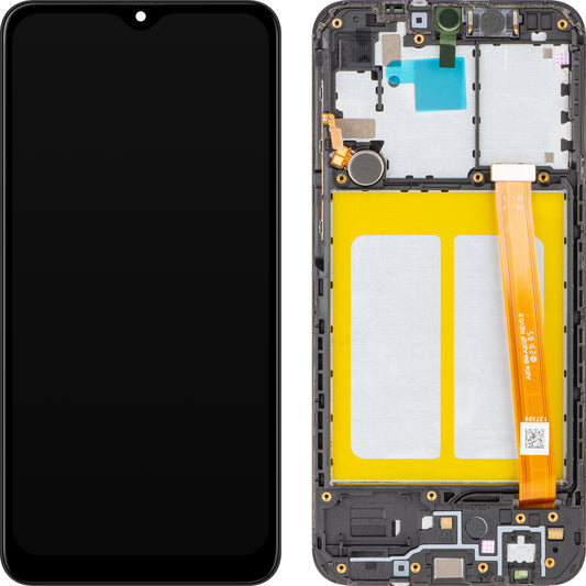 Οθόνη με Αφής MP συμβατή με Samsung Galaxy A20e A202, με Πλαίσιο, Μαύρη