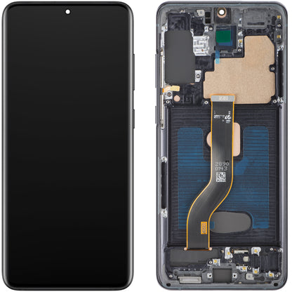 MP Touchscreen Display compatible with Samsung Galaxy S20+ G985, with Frame, OLED Version, Black