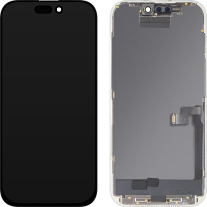 MP Touchscreen Display compatible with Apple iPhone 16 Pro, with Frame, OLED FHD Diagnostic Version, Black