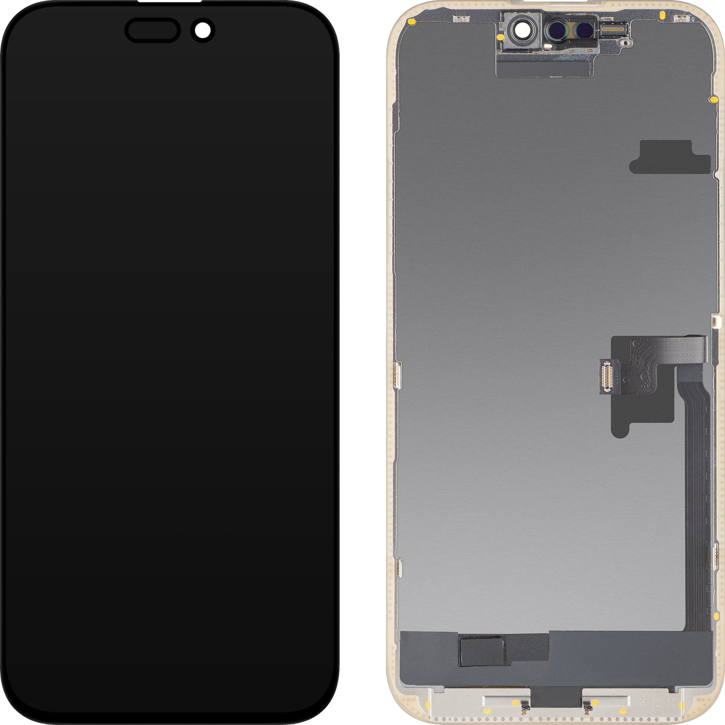 Οθόνη αφής MP συμβατή με Apple iPhone 16 Pro Max, με Πλαίσιο, Έκδοση OLED FHD Diagnostic, Μαύρη