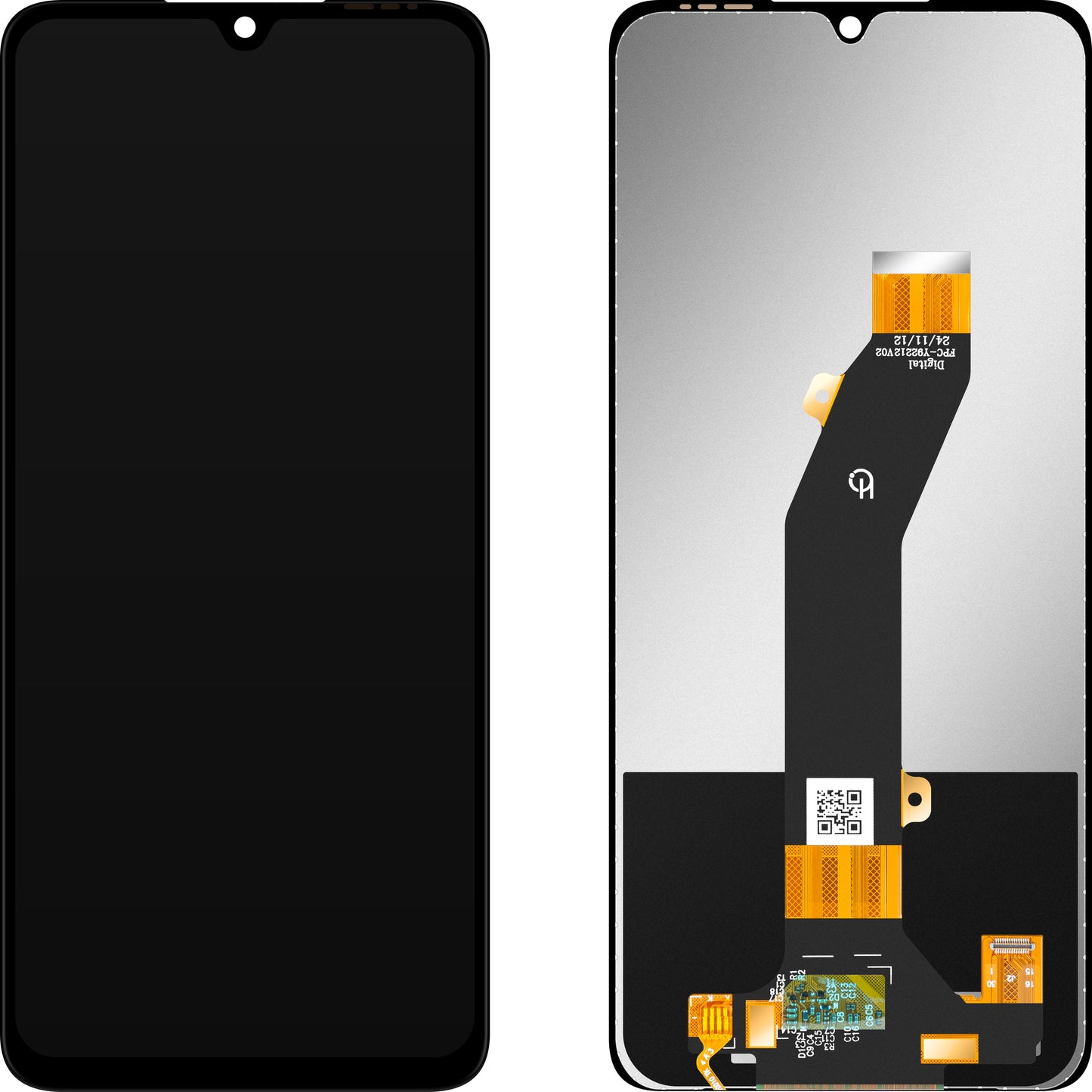 Οθόνη με οθόνη αφής MP συμβατή με ZTE Blade V70 Max