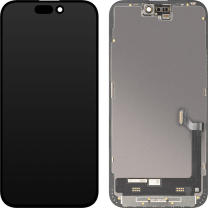 Οθόνη με Touchscreen MP συμβατή με Apple iPhone 15 Plus, με Πλαίσιο, Premium Έκδοση Soft OLED FHD 120Hz, Μαύρο