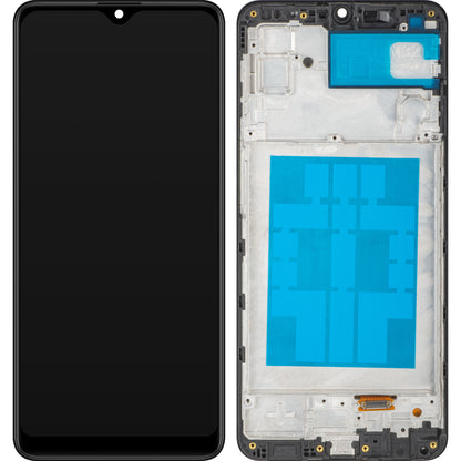 Οθόνη με Αφής MP συμβατή με Samsung Galaxy M32 M325, με Πλαίσιο, Μαύρο