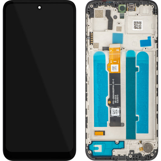 MP Touchscreen Display compatible with Motorola Moto G41, with Frame, Black