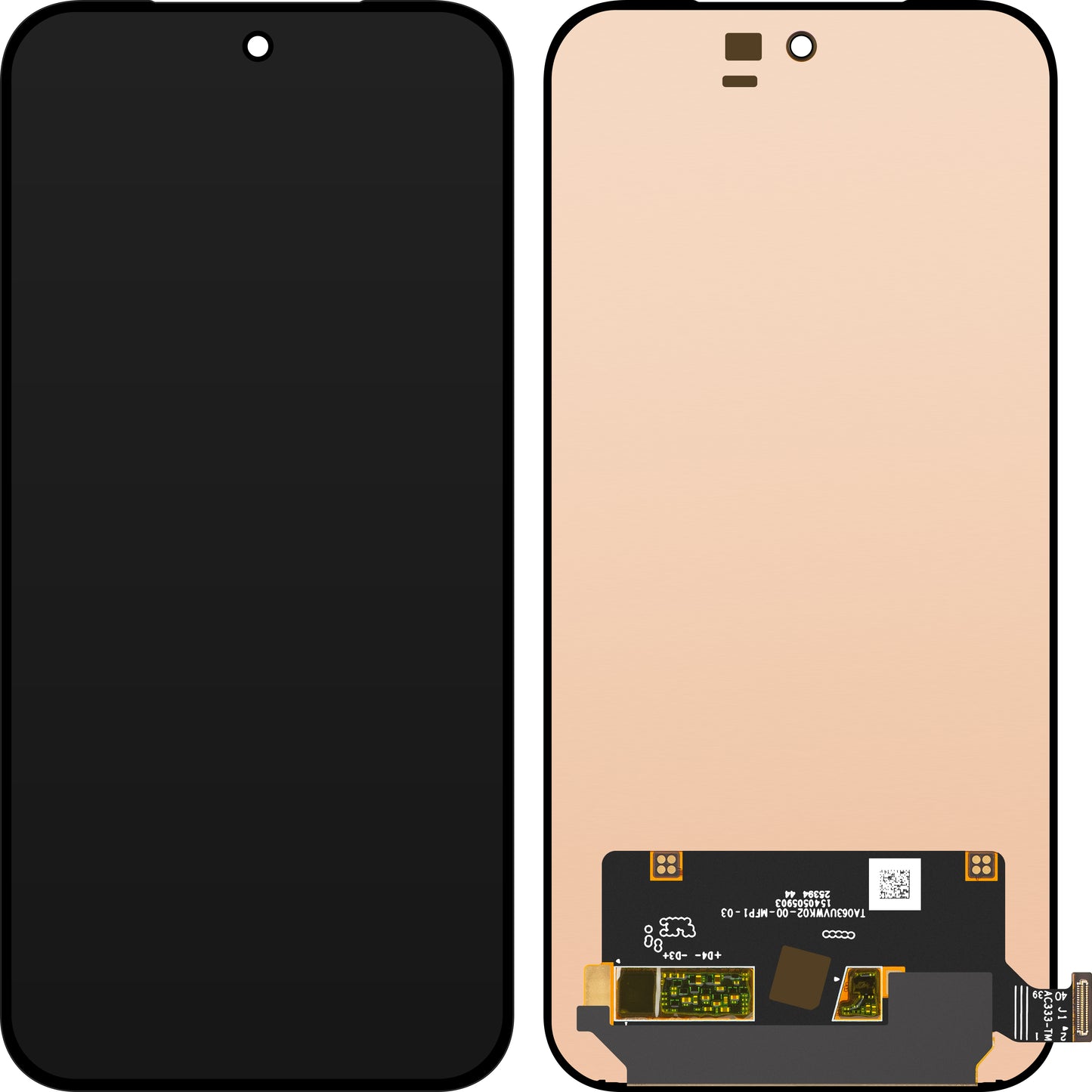 Οθόνη με οθόνη αφής MP συμβατή με Oppo Reno15