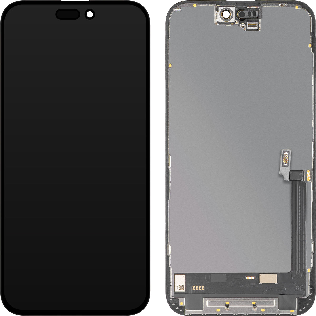 Οθόνη με οθόνη αφής MP συμβατή με Apple iPhone 16 Plus, με πλαίσιο, έκδοση λογισμικού OLED FHD 120Hz διαγνωστική, μαύρο