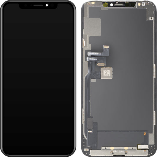 Οθόνη με Touchscreen MP συμβατή με Apple iPhone 11 Pro Max, με Πλαίσιο, Έκδοση OLED FHD IC Movable, Μαύρο, Επανασφραγισμένη