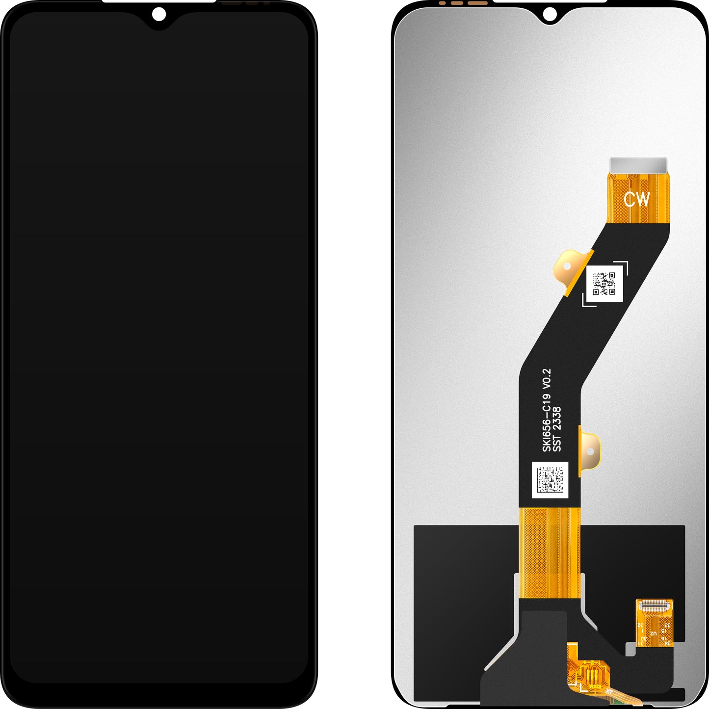 Οθόνη με Αφής MP συμβατή με ZTE Blade A34 / Blade A54