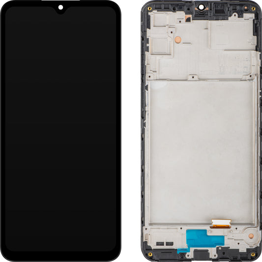 Οθόνη με οθόνη αφής MP συμβατή με Samsung Galaxy A16 4G A165, με Πλαίσιο, Μαύρη