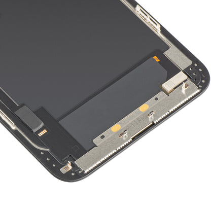 Οθόνη με Touchscreen MP συμβατή με Apple iPhone 11 Pro Max, με Πλαίσιο, Έκδοση OLED FHD IC Movable, Μαύρο, Επανασφραγισμένη