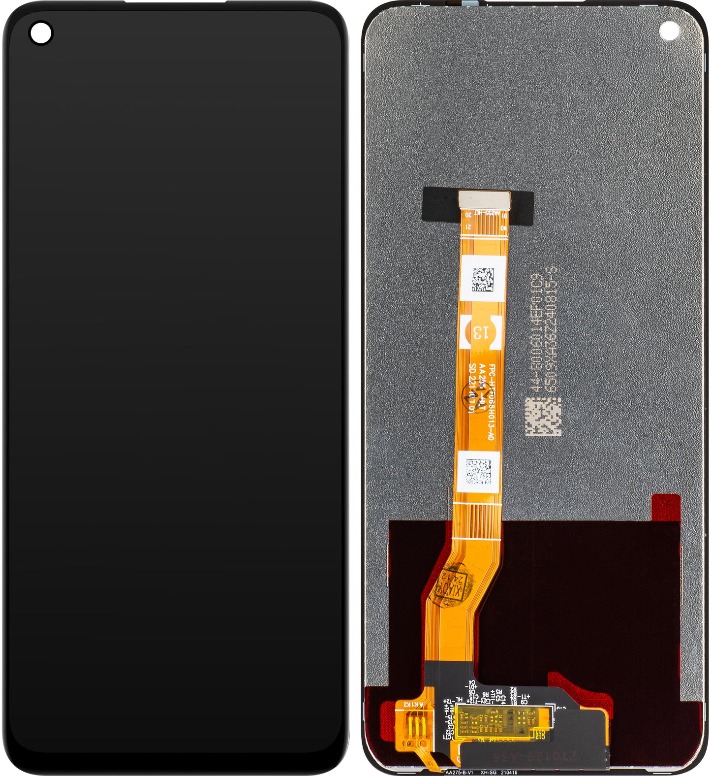 Οθόνη με οθόνη αφής MP συμβατή με Oppo A36 / A76