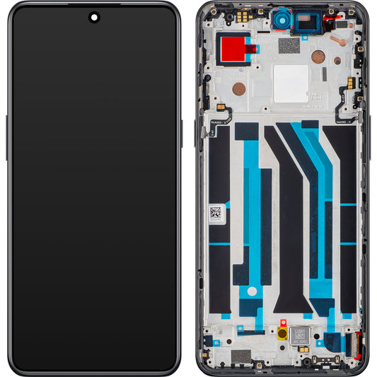 Οθόνη με Αφή OnePlus 10T / Ace Pro, με Πλαίσιο, Μαύρο (Moonstone Black), Service Pack 4130326