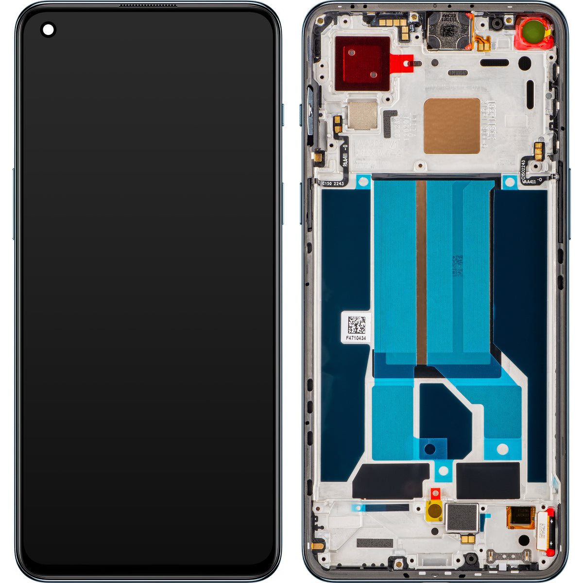 Οθόνη με οθόνη αφής OnePlus Nord 2 5G, με πλαίσιο, Γκρι (Gray Sierra), Service Pack 2011100360