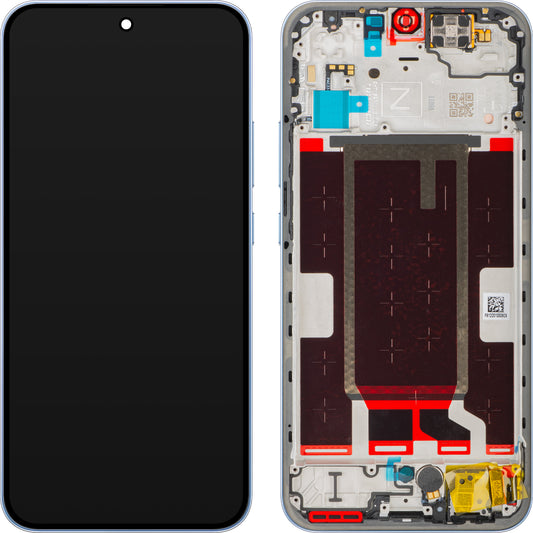 Οθόνη με Αφή Oppo Reno15 F, με Πλαίσιο, Μπλε (Aurora Blue), Service Pack 621029000798