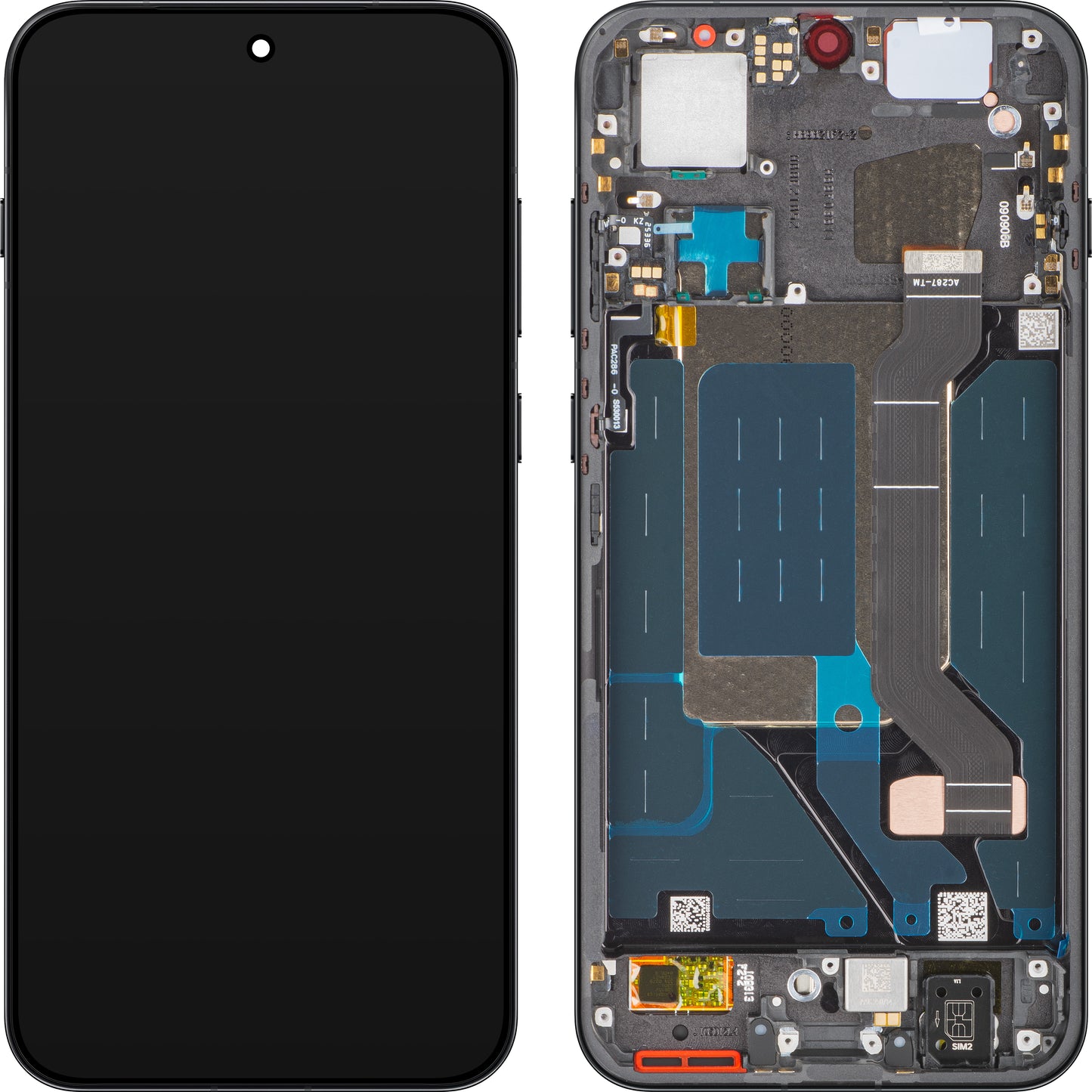 Οθόνη με Αφή Oppo Find X9, με Πλαίσιο, Μαύρο (Space Black), Service Pack 621029000714
