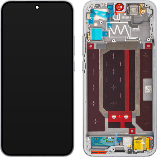 Display με Touchscreen Oppo Reno15, με Πλαίσιο, Λευκό (Aurora White), Service Pack 621029000786