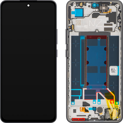Οθόνη με Αφή Oppo Reno13 FS 5G / Reno13 F, με Πλαίσιο, Γκρι (Graphite Grey), Service Pack 621029000449