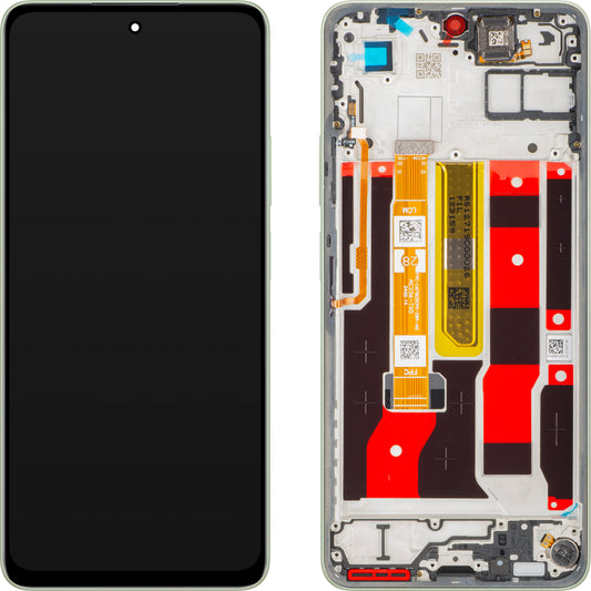 Οθόνη με Αφή Oppo A5 Energy / A5 Pro, με Πλαίσιο, Πράσινο (Olive Green), Service Pack 621029000494
