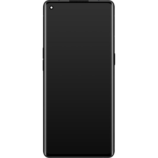 Οθόνη με Touchscreen Oppo Reno4 Pro 5G, με Πλαίσιο, Μαύρο (Space Black), Service Pack 4904736