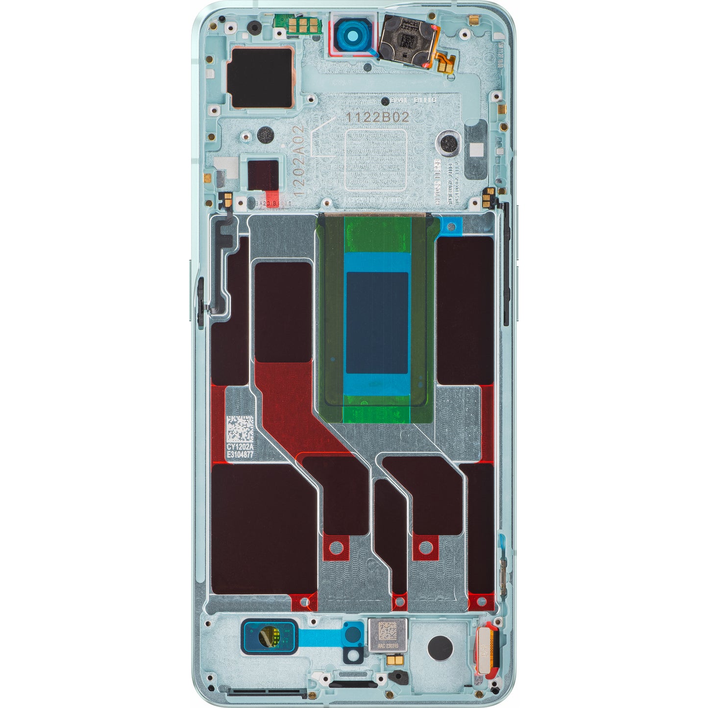 Oppo Reno8 Pro+ / Reno8 Pro Touchscreen Display, with Frame, Green, Swap 4130264