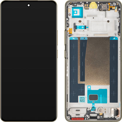 Οθόνη με οθόνη αφής Realme 16 Pro+, με Πλαίσιο, Χρυσό, Service Pack 621029000806