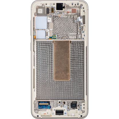 Samsung Galaxy S23+ S916 Touchscreen Display with Frame, White (Cream), Service Pack GH82-30476B