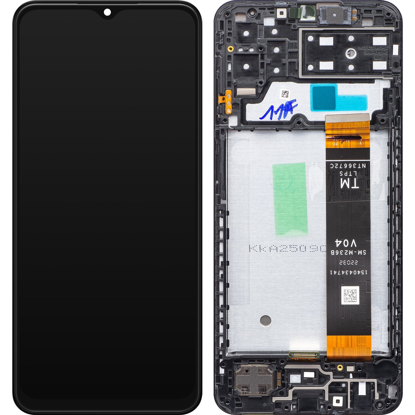 Οθόνη με οθόνη αφής Samsung Galaxy A13 A135, με πλαίσιο, μαύρο, επανασφραγισμένη GH82-28508A