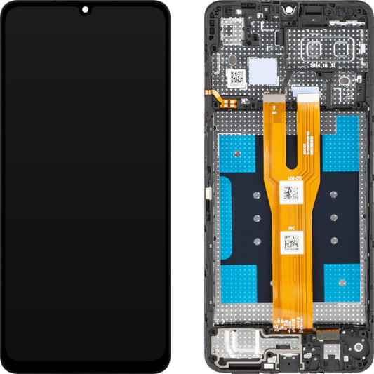 Οθόνη με Αφή Samsung Galaxy A06 A065, με Πλαίσιο, Μαύρη, Service Pack GH81-26440A
