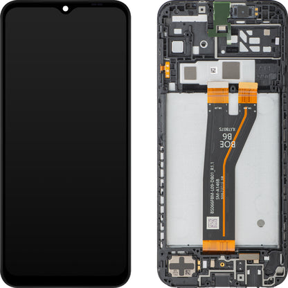 Οθόνη με Αφή Samsung Galaxy A14 5G A146, με Πλαίσιο, Έκδοση Μη-Ευρωπαϊκή, Μαύρη, Service Pack GH82-30658A