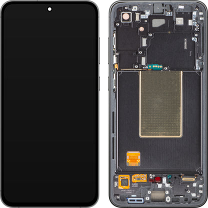Οθόνη αφής Samsung Galaxy S24 FE S721 Samsung Galaxy S24 FE S721, με πλαίσιο, μαύρο (γραφίτης), πακέτο σέρβις GH82-35848A 