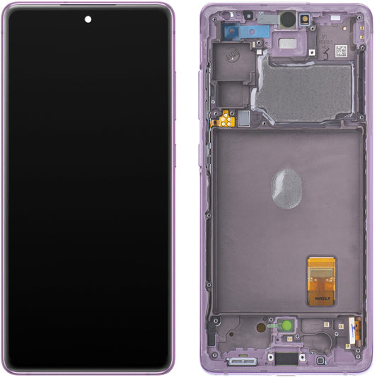 Οθόνη με Touchscreen Samsung Galaxy S20 FE G780, με Πλαίσιο, Μωβ, Swap GH82-24219C