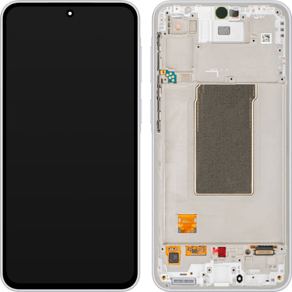 Οθόνη με Touchscreen Samsung Galaxy A37 5G, με Πλαίσιο, Λευκό, Service Pack GH82-39232C