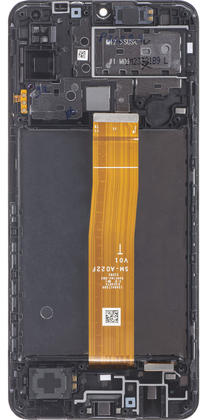Οθόνη με οθόνη αφής Samsung Galaxy M12 M127, με πλαίσιο, μαύρο, ανταλλακτικό GH82-25042A