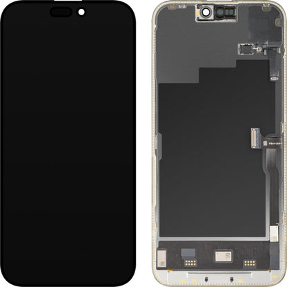 Touchscreen Display with Proximity Sensor MP compatible with Apple iPhone 15 Pro Max, with Frame, OLED FHD 120Hz Diagnostic Soft Version, Black