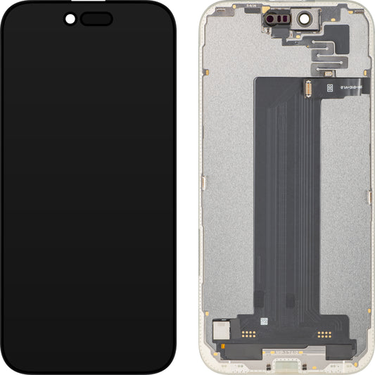Touchscreen Display with Light Proximity Sensor MP compatible with Apple iPhone 17 Air, with Frame, OLED FHD 120Hz Diagnostic Software Version, Black