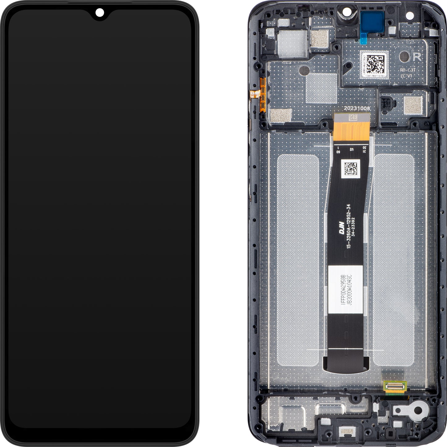 Οθόνη με οθόνη αφής Xiaomi Redmi 12C, με πλαίσιο, Γκρι (Graphite Gray), Swap 5600010C3T00