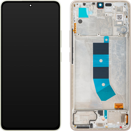 Οθόνη αφής Xiaomi Redmi Note 13 4G, με πλαίσιο, Prism Gold, Service Pack 56000200N700 