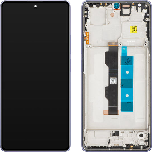 Οθόνη με Αφή Xiaomi Redmi Note 13 Pro 4G, με Πλαίσιο, Μοβ (Lavender Purple), Service Pack 56000200N600