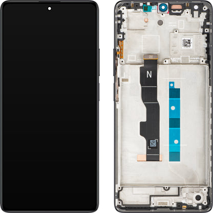 Οθόνη με Αφή Xiaomi Redmi Note 13 5G, με Πλαίσιο, Μαύρο (Graphite Black), Service Pack 5600020N1700