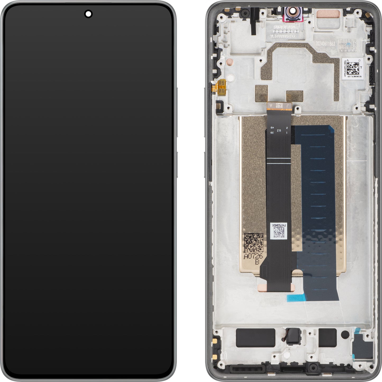 Οθόνη με Αφή Xiaomi Poco X6 Pro, με Πλαίσιο, Γκρι, Service Pack 560001N11A00