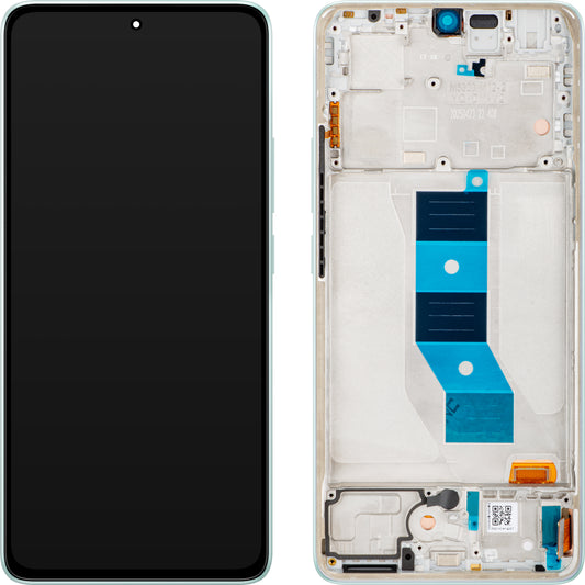 Οθόνη με Αφή Xiaomi Redmi Note 14 5G, με Πλαίσιο, Πράσινο (Coral Green), Service Pack 56001800O1700