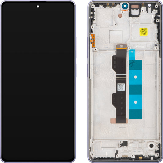 Οθόνη με Αφή Xiaomi Redmi Note 14S, με Πλαίσιο, Βιολετί (Aurora Purple), Service Pack 56000200N6R00