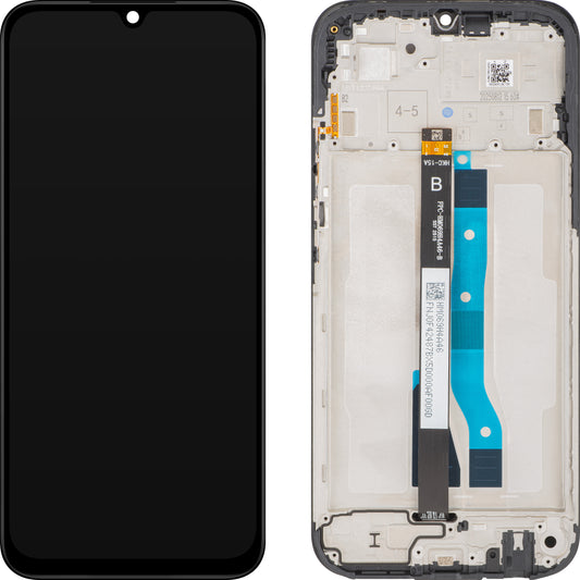 Οθόνη με οθόνη αφής Xiaomi Poco C85 4G / Redmi 15C 4G, με Πλαίσιο, Ευρωπαϊκή Έκδοση, Μαύρο, Service Pack 560002P15AE00