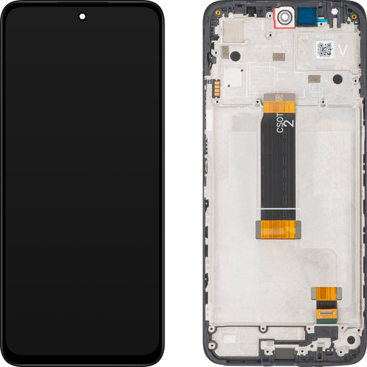 Οθόνη με Αφή Xiaomi Redmi 12 5G, με Πλαίσιο, Μαύρη, Service Pack 5600180M1900