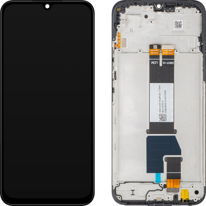 Οθόνη με οθόνη αφής Xiaomi Poco C85 4G / Redmi 15C 4G, με πλαίσιο, παγκόσμια έκδοση, μαύρο, ανταλλαγή 5600020P15A00